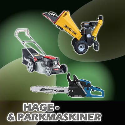 Snarvei til hage og parkmaskiner produkt side